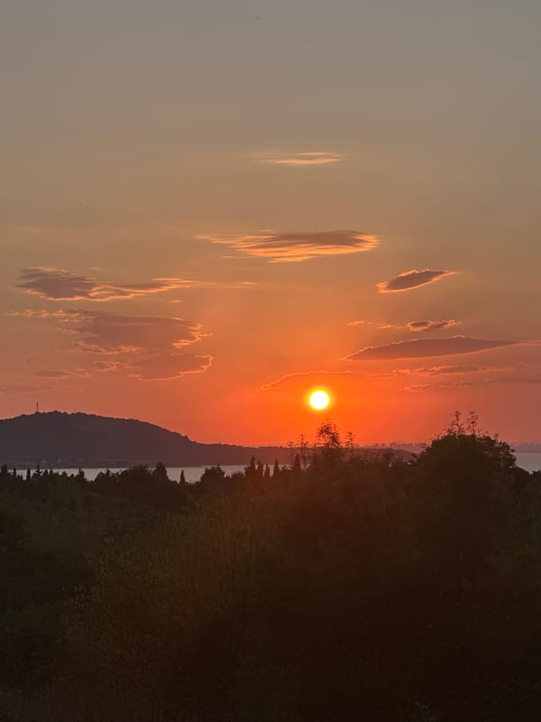 Black Sea sunset over Chernomorets, caught from multiple angles
