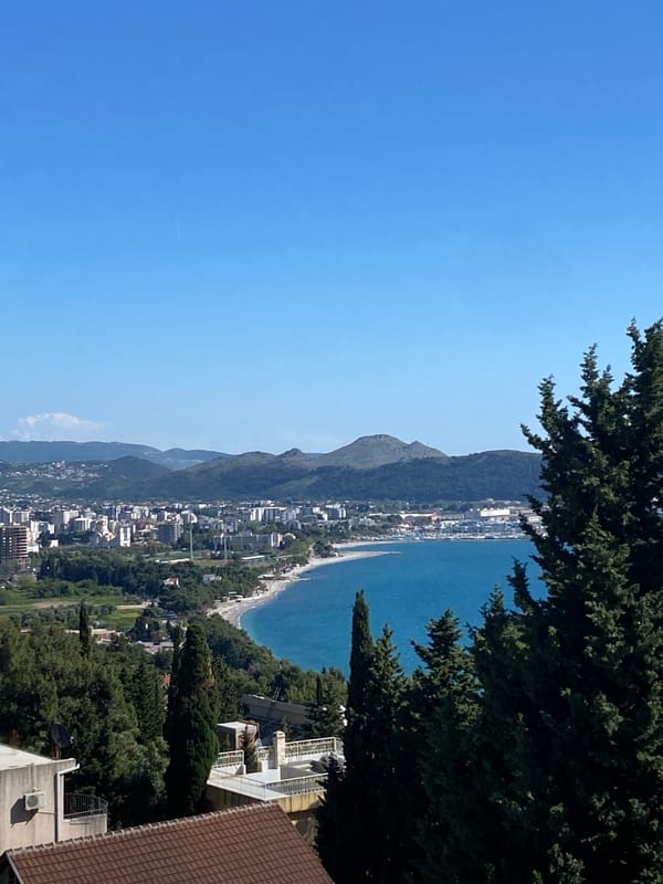 Scenic coastal views captured in Šušanj, Montenegro