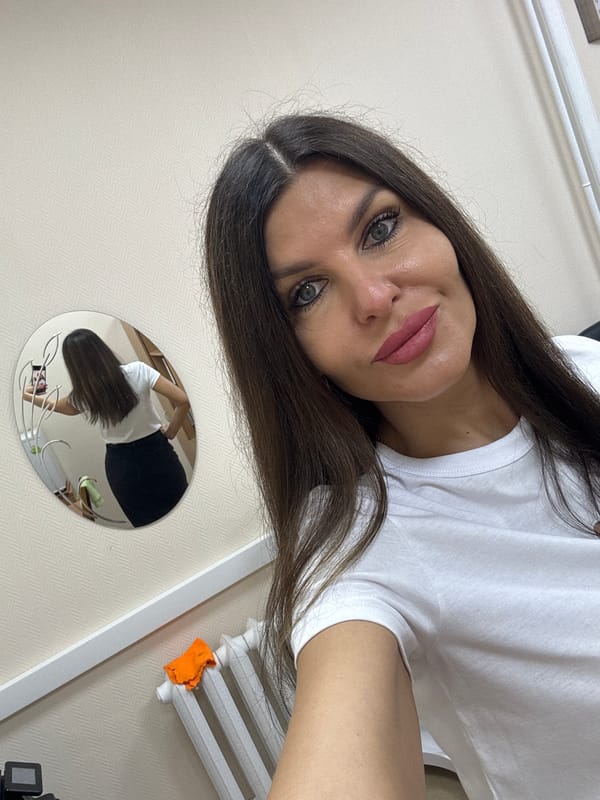 Selfies and street scenes from a day in Chaikovsky, Russia
