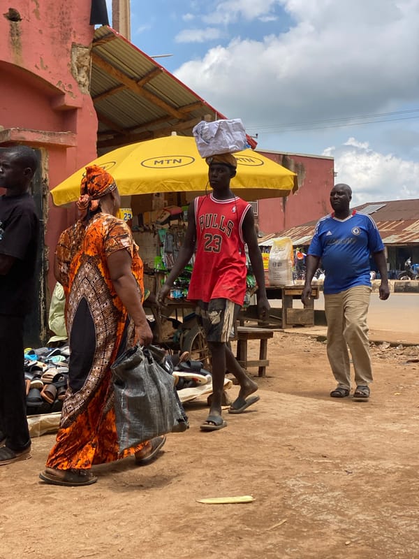 Street life and market activity in Kafanchan B, Nigeria