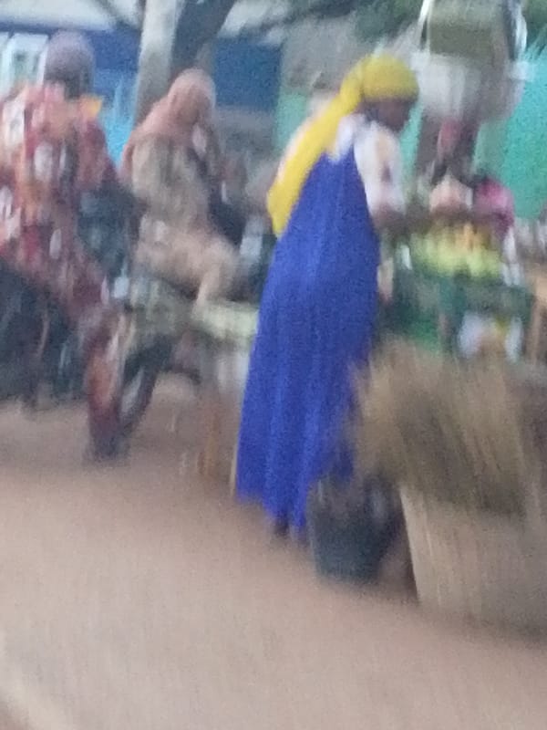 Daily street life documented in Tamale Ghana