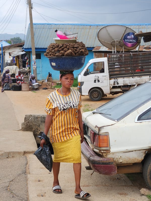 Street vendors and market activity documented across Nigerian cities