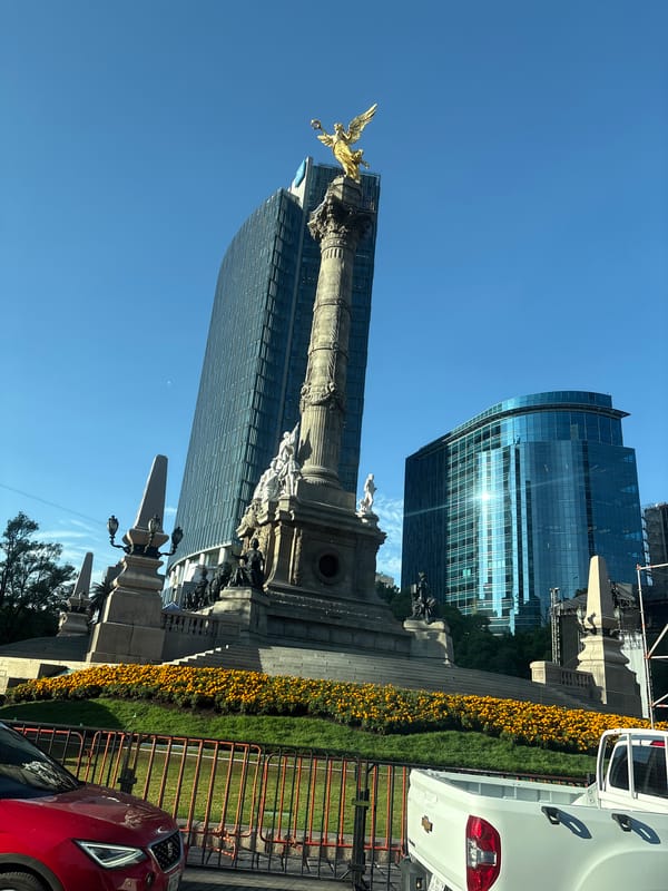 Pride celebrations near the Angel of Independence, Mexico City