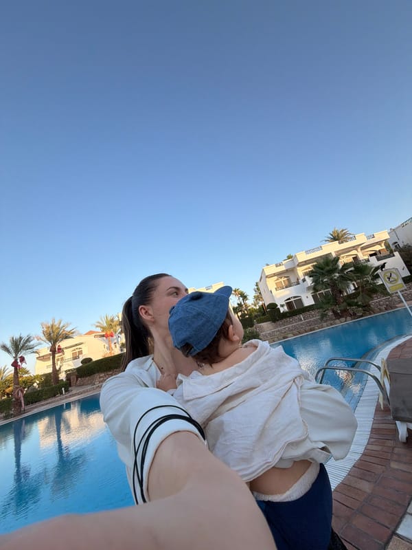 Lazy poolside afternoon at a Sharm El Sheikh resort