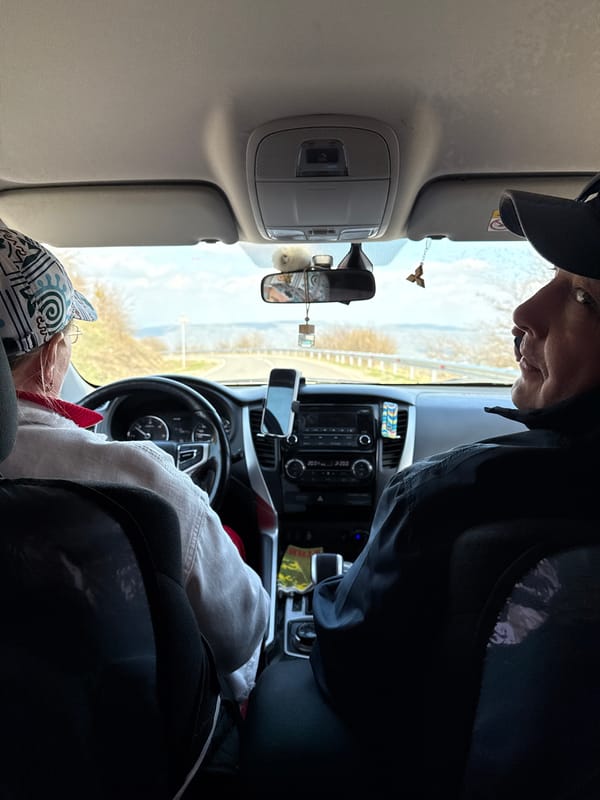 Two people observed in vehicle interior in Novo-Zubutli