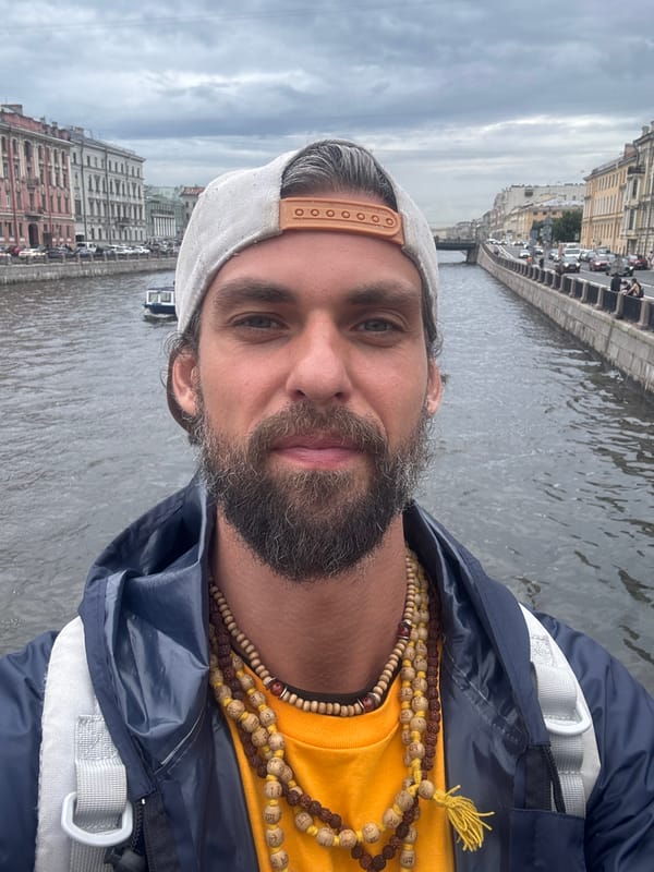 Afternoon on Saint Petersburg's canals, bridges and tour boats