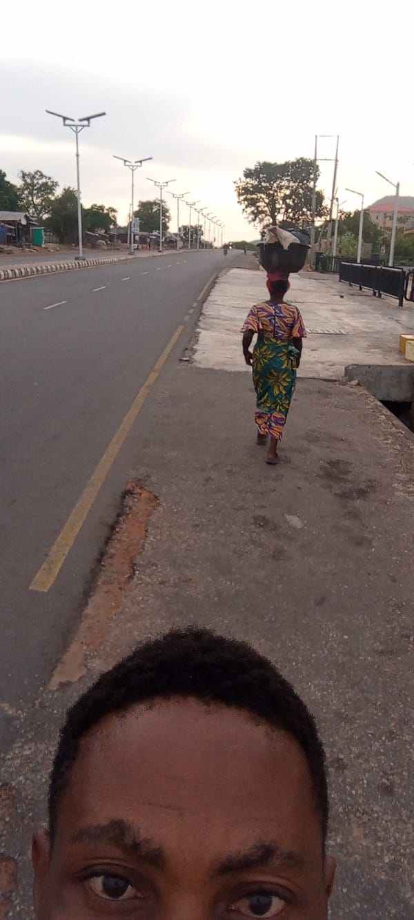 Morning street life documented in two Nigerian communities