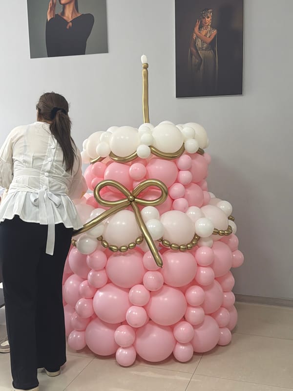 Children's party with balloon decorations documented in Yerevan