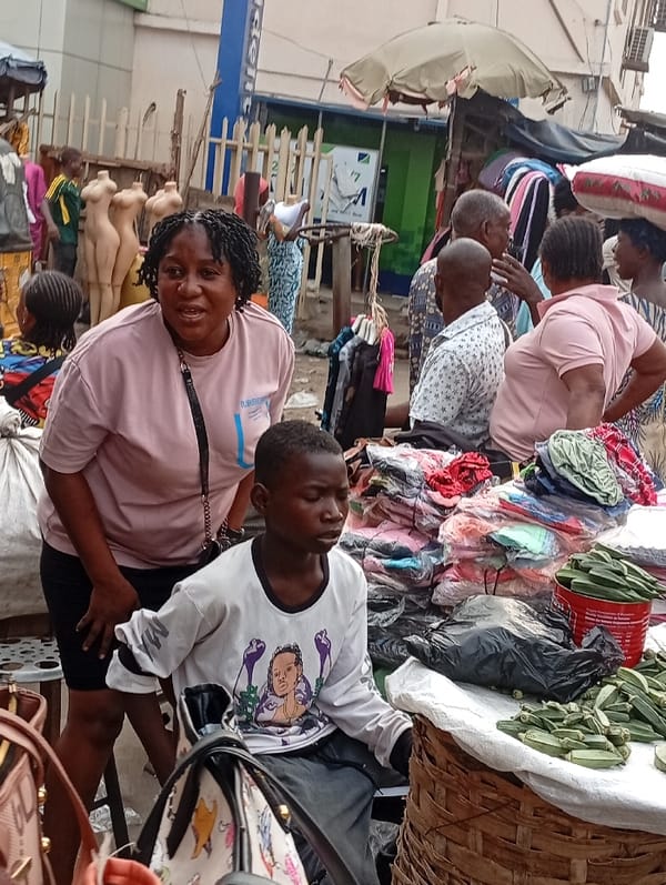 Daily life unfolds at Nigerian markets in Fegge, Onitsha
