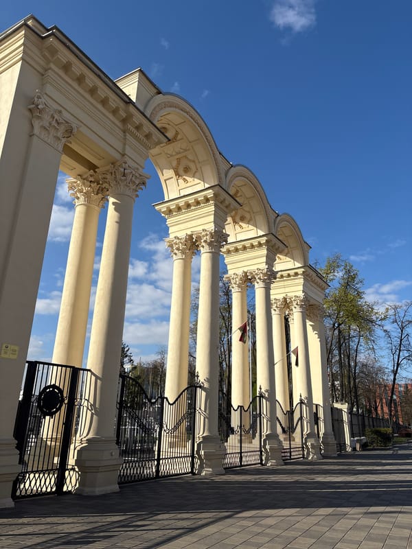 Early morning architectural tour documented across central Minsk