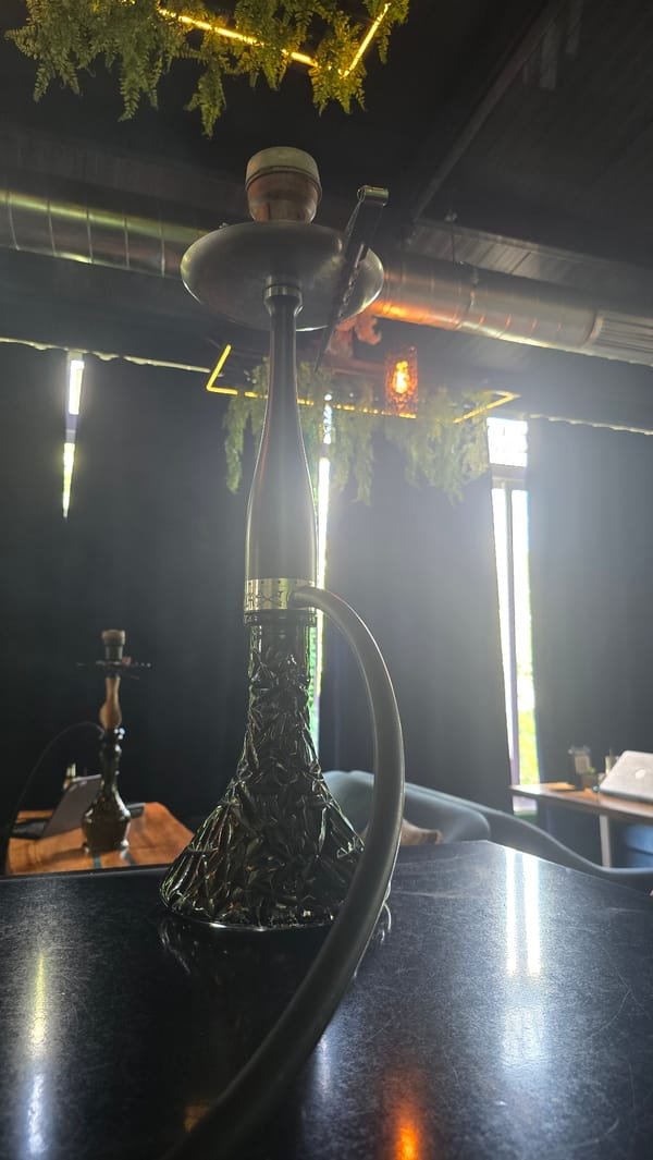 Hookah spotted in outdoor setting in Sofia, Bulgaria