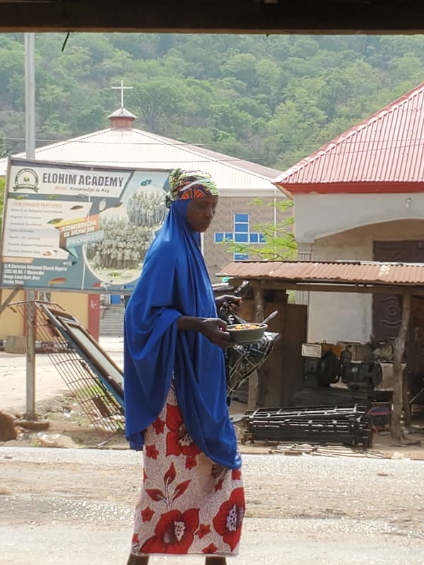 Daily life unfolds in Mararaba, Nigeria streets