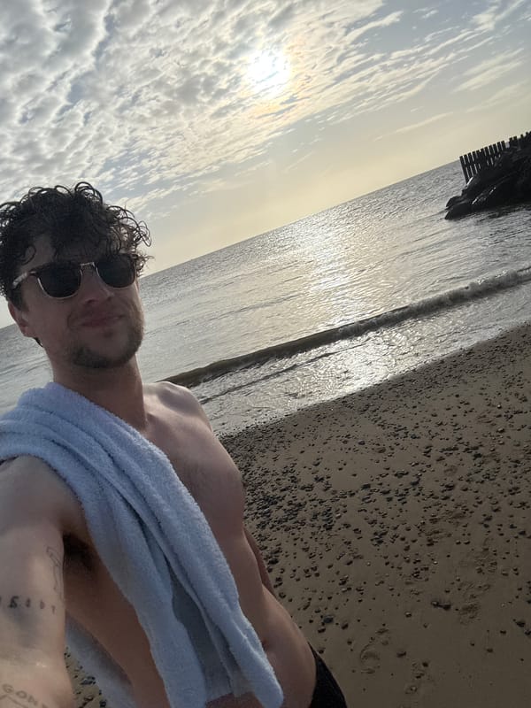 Early morning beach documentation captured in East Suffolk