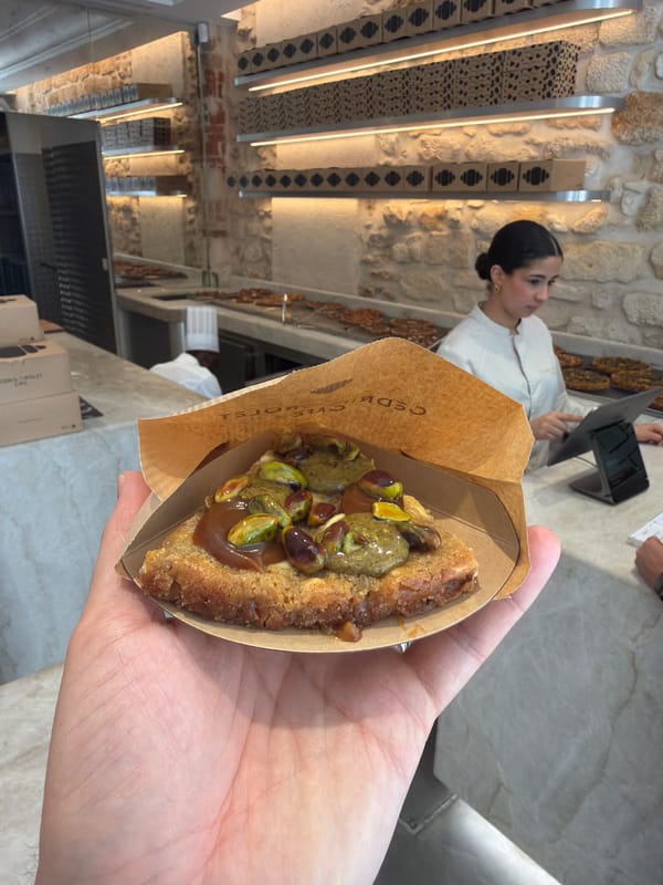 Morning operations documented at Cédric Grolet bakery in Paris