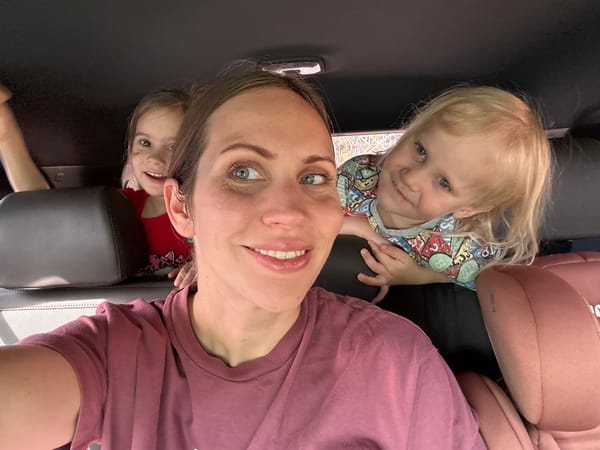 Family photographed together in car in Fethiye, Turkey