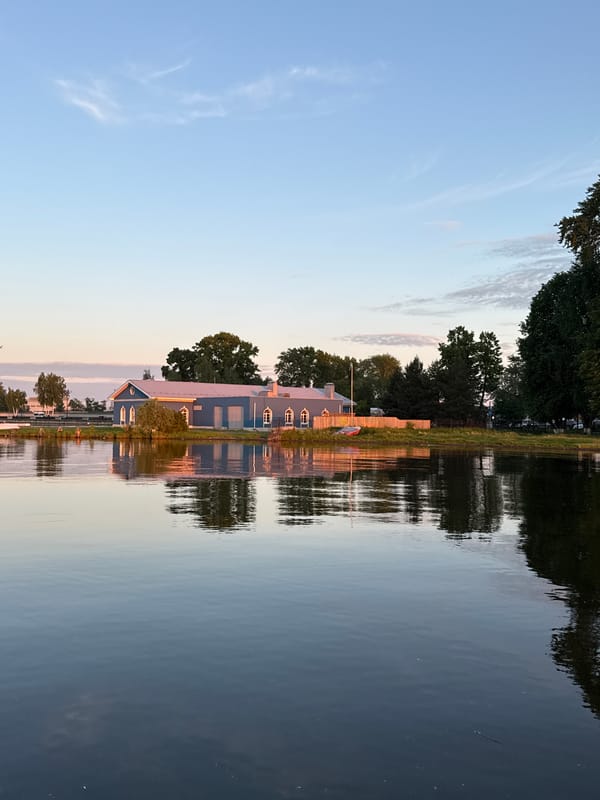 Witness documents sunset views across Votkinsk Pond, Russia