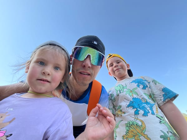 Family selfie captured in Chaikovsky, Russia