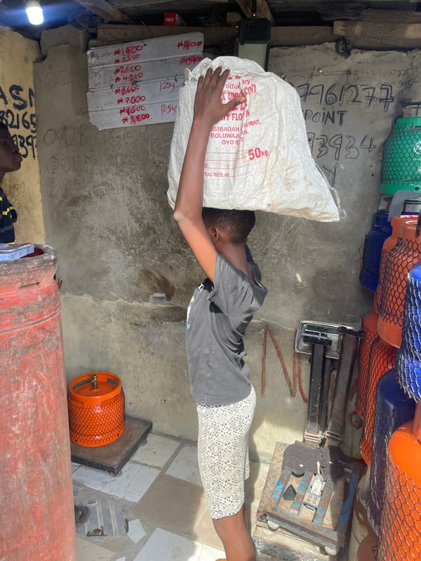 Daily life documented in Ado, Nigeria neighborhood