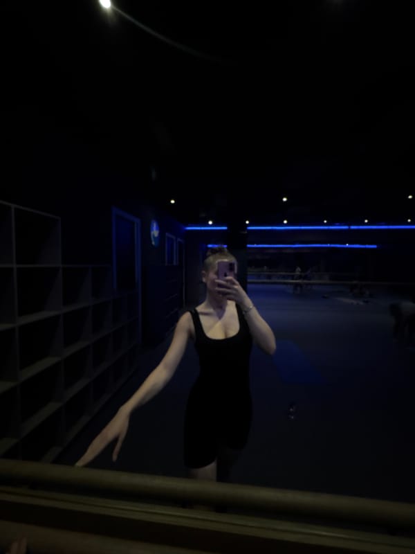 Evening yoga session documented at Mexico City fitness studio