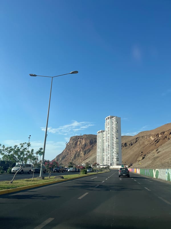 Street scenes documented in Arica, Chile