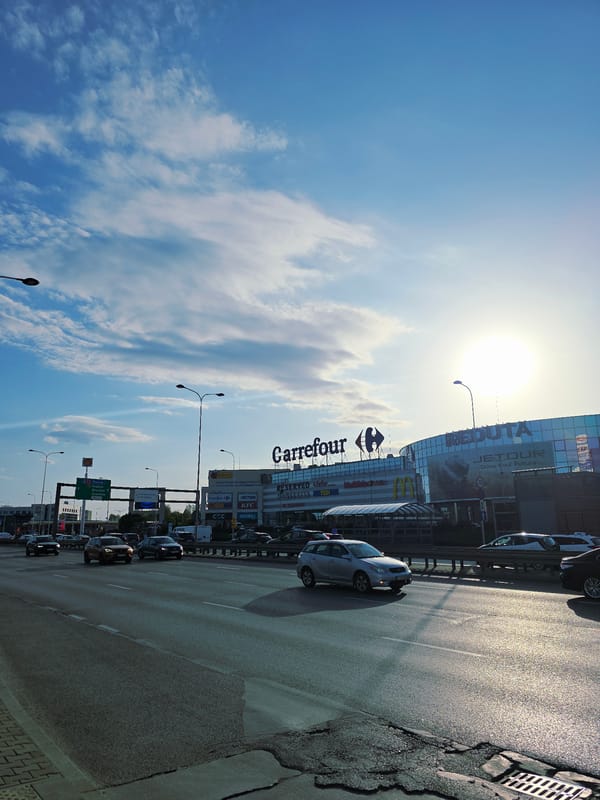 Rush hour traffic jams observed across Warsaw streets