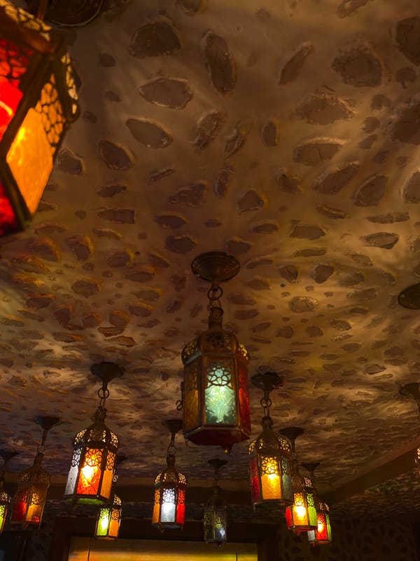 Traditional Marrakesh interior architecture documented in evening photography session