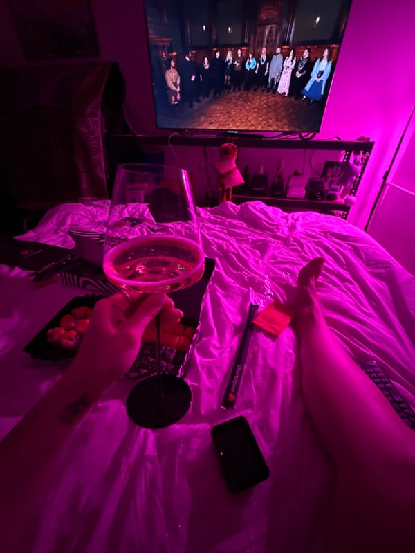 Private celebration with balloons and sushi documented in Moscow