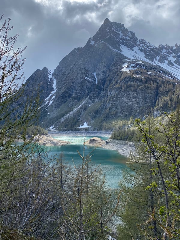 Spring scenes documented around Lago Agaro in Baceno, Italy