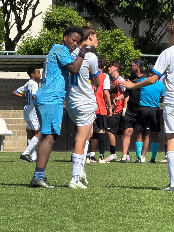 Soccer teams compete in Alzingen, Luxembourg youth matches