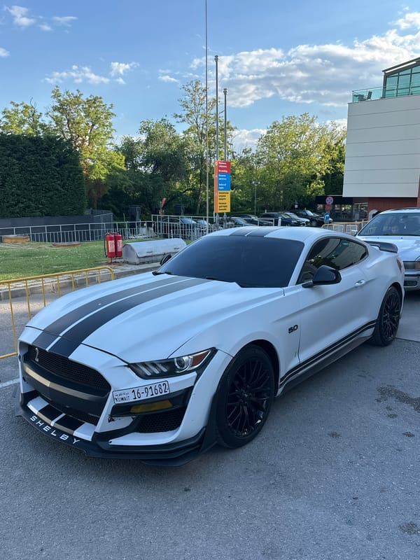 Kuwaiti Mustang spotted in Bulgarian coastal city