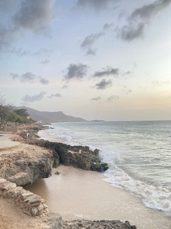 Evening Documentation of Juan Griego Coastline and Streets