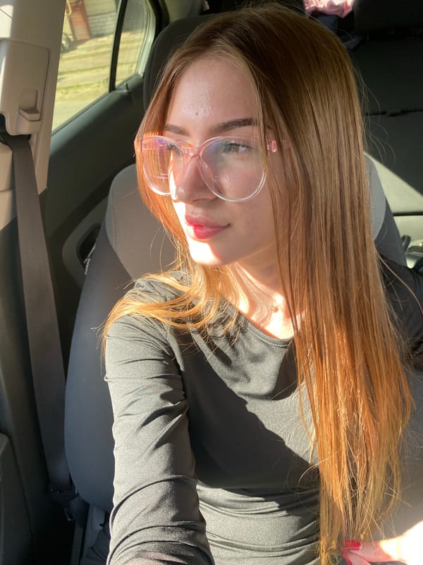 Afternoon car ride through Dyakovo, Russia