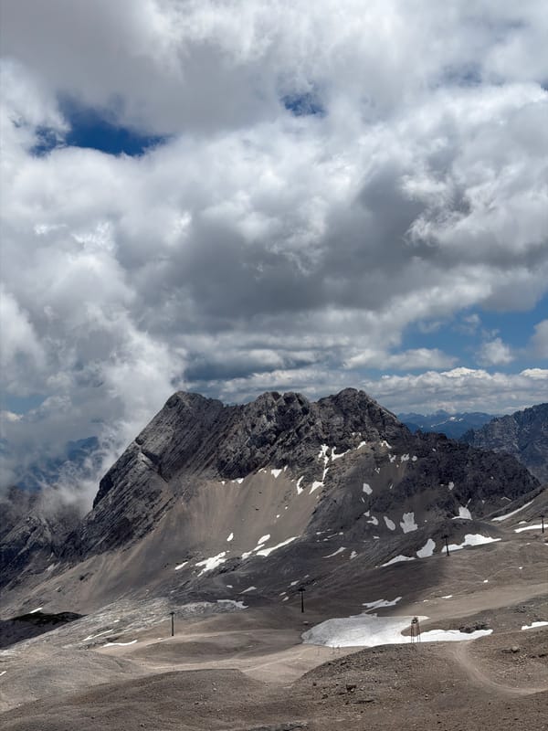 High-altitude views over the Zugspitze massif, Garmisch-Partenkirchen