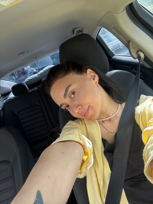 Woman observed as car passenger in Tbilisi