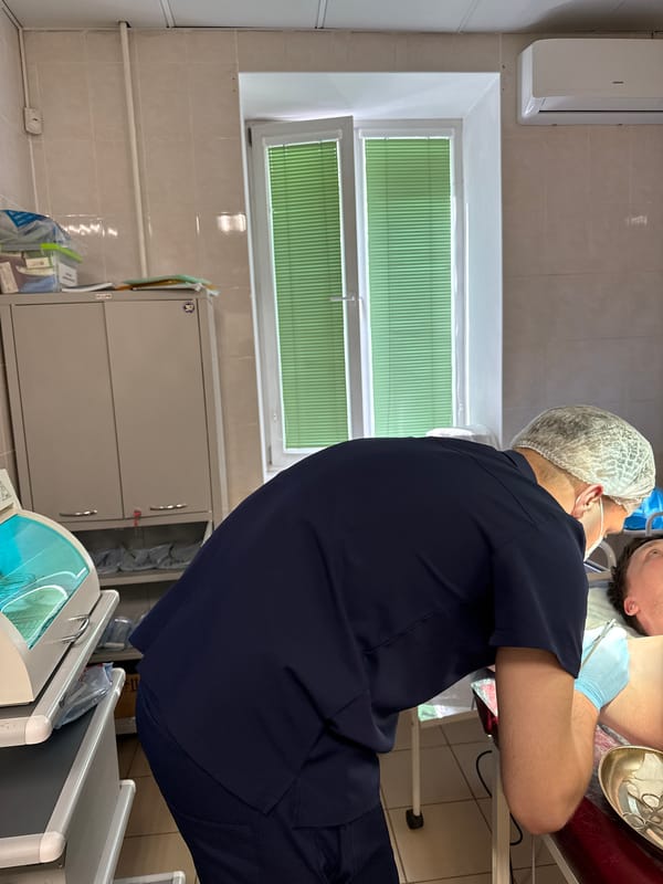Medical procedure underway at Perm healthcare facility