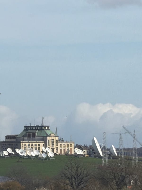 Child plays on pump track near Luxembourg telecom facility