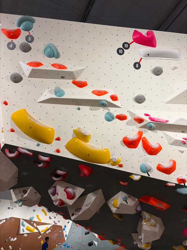 Indoor climbing gym captured in Delft, Netherlands
