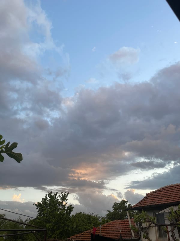 Dramatic cloudy skies observed over Sofia, Bulgaria