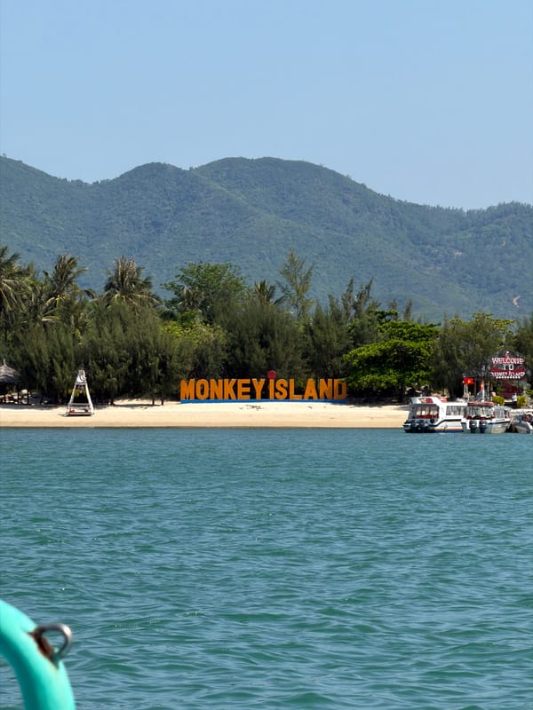 Sunny coastal views near Monkey Island, Ninh Ích
