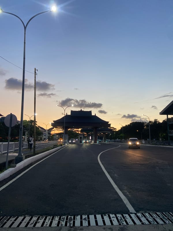 Evening scenes documented across Kuta, Indonesia infrastructure and streets