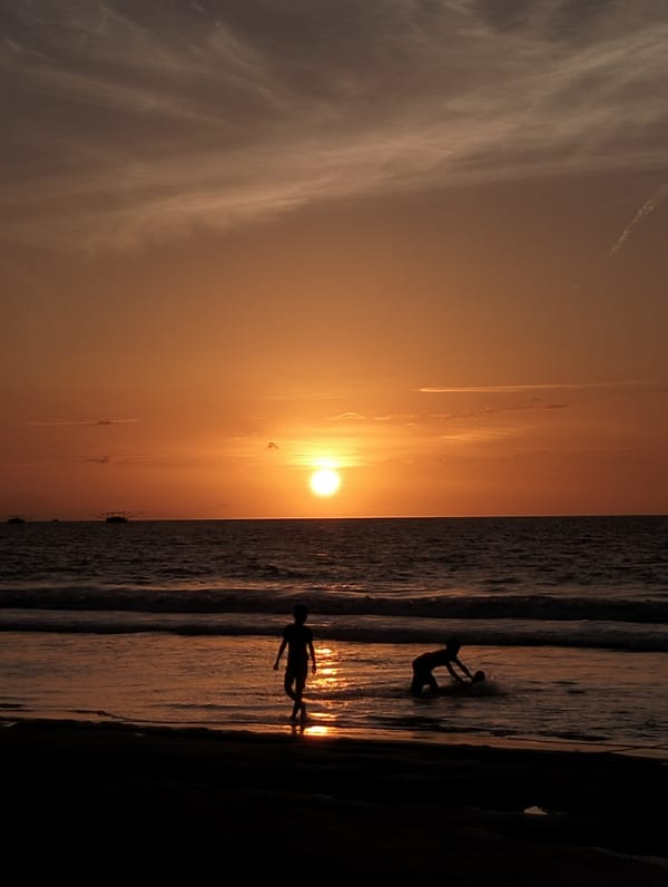 Golden hour at Uleekareung Beach, Banda Aceh