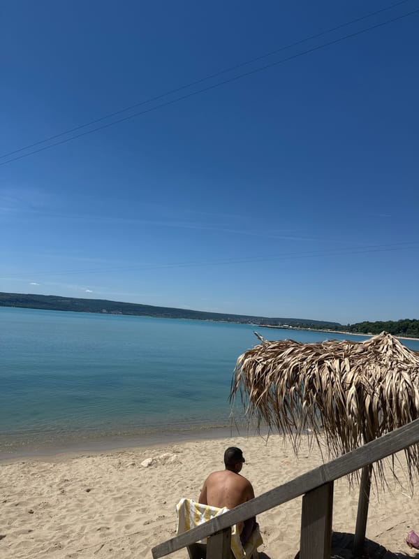 Morning beach scenes documented along Varna's Black Sea coast