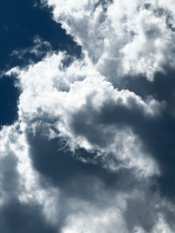 Storm clouds gather over Pokhara, Nepal morning sky