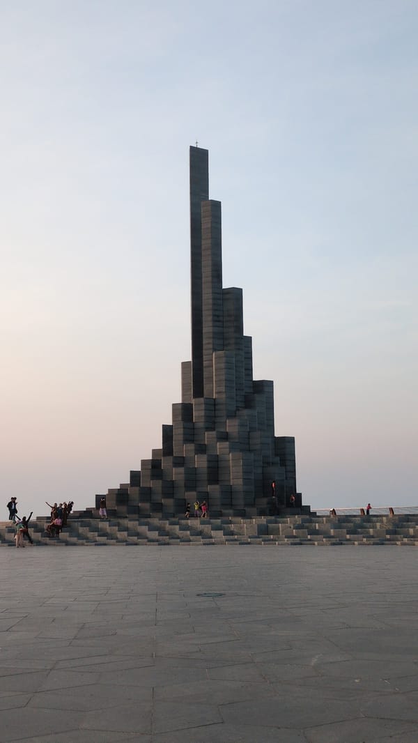 Coastal Vietnam scenes captured: monument, sunset, beach bar views