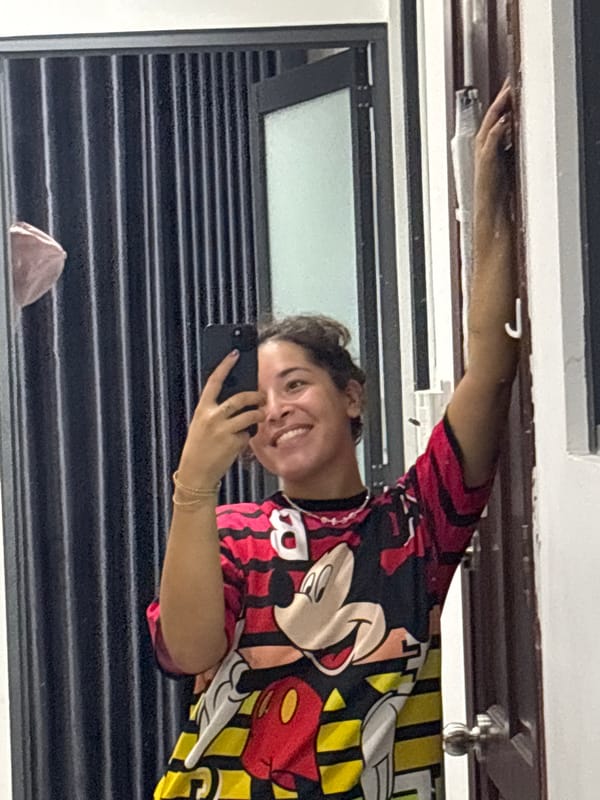 Doorway selfie in Thuận An, Vietnam