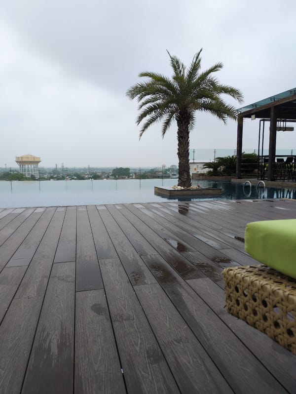Rooftop hotel stay in Agra with Taj Mahal views