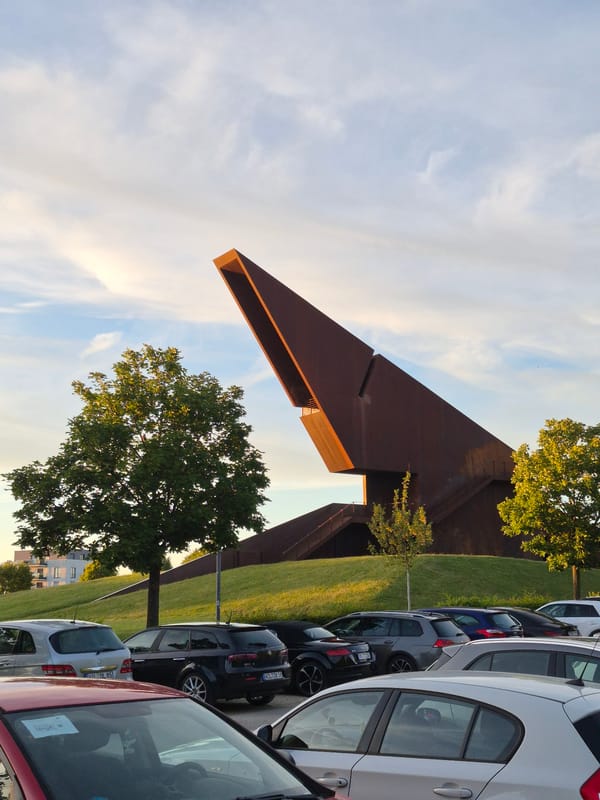 Evening recreation and street art spotted around Trier