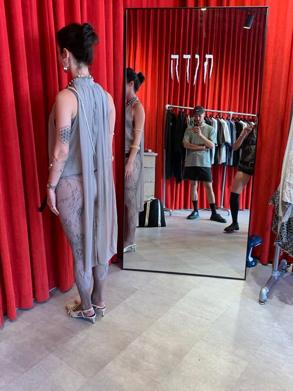 Indoor retail space activity documented in Tel-Aviv