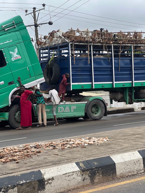 Routine street activity documented in Jalingo, Nigeria amid overcast conditions