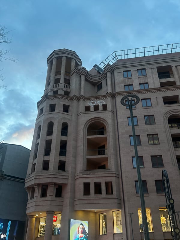Architectural documentation captured across central Yerevan in brief timespan